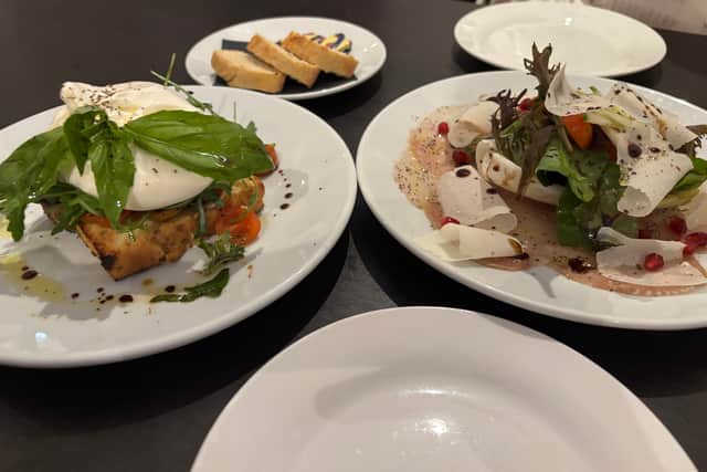 The starters were very much to our liking while still leaving plenty of room for our mains.