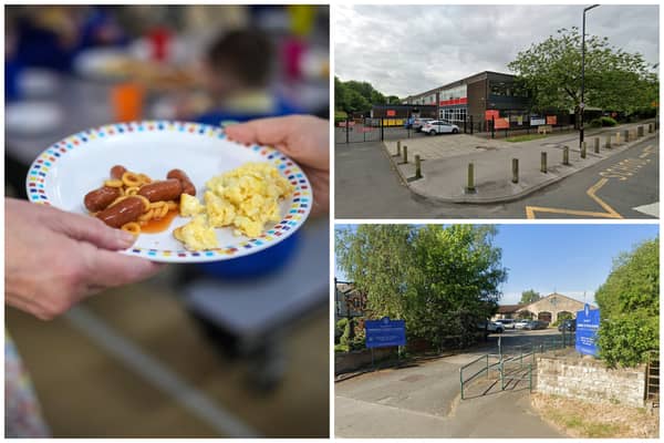 12 schools in Leeds and Wakefield are 'early adaptors' of a new government scheme providing free breakfast for children.
