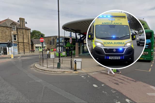 The incident happened on Church Street, near Pudsey bus station.