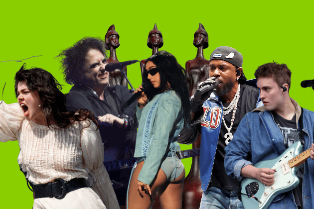 [L-R] The Last Dinner Party, The Cure, Charli XCX, Kendrick Lamar and Sam Fender are all vying for a BRIT Award at this years' ceremony.