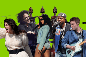 [L-R] The Last Dinner Party, The Cure, Charli XCX, Kendrick Lamar and Sam Fender are all vying for a BRIT Award at this years' ceremony.