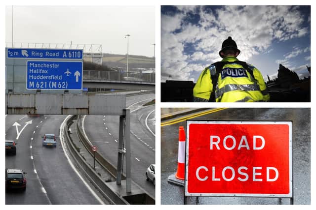 The fatal collision occurred on the M621 in the early hours of this morning