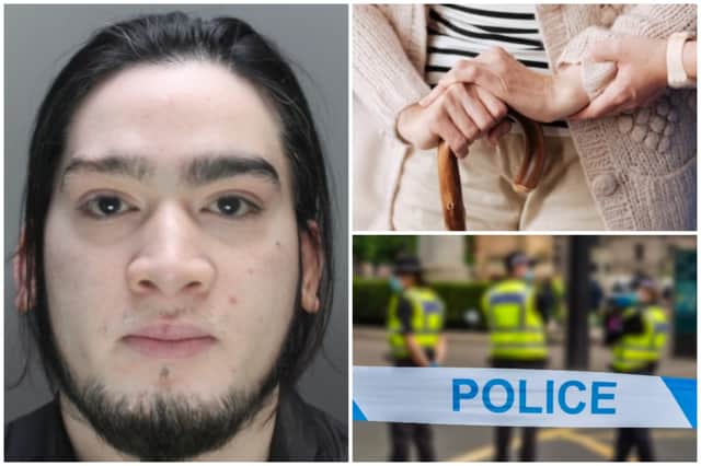 Shahid (pictured) helped dupe pensioners out of thousands of pounds pretending to be from the police.