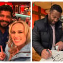 Rebel Wilson and Ray Fearon visited Tharavadu in Leeds while they were filming in Yorkshire