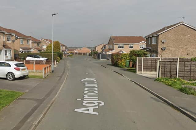 Residents on Agincourt Drive, Altofts were evacuated.