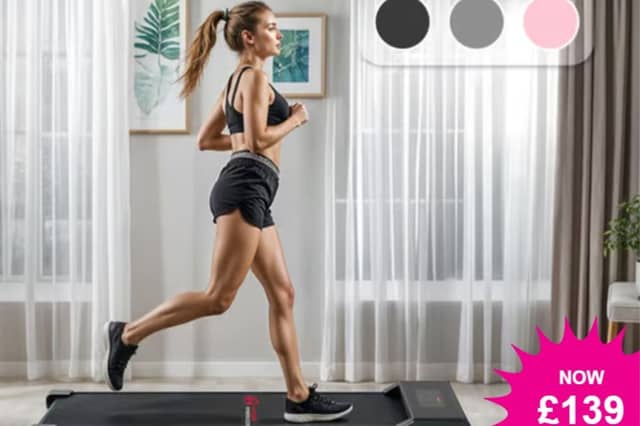 Get 78% off the shock-absorbing electric under desk treadmill – boost your productivity in style