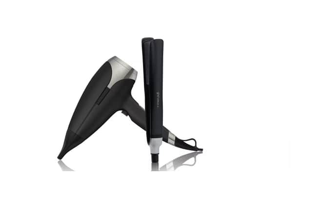 1. ghd PLATINUM+ HAIR STRAIGHTENER & GHD HELIOS HAIR DRYER BUNDLE IN BLACK £318 save £100 (rrp £418)