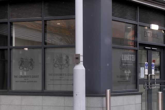 The coroner's officers in Wakefield cover the area of Leeds.