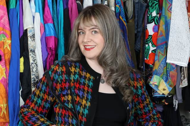 Chloe Francis, an entrepreneur and owner of Retro Chlo's Shop, in Nuneaton, Warwickshire.
