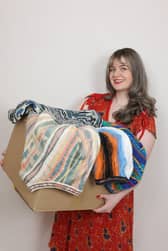 Chloe Francis, entrepreneur and owner of Retro Chlo's Shop, in Nuneaton, Warwickshire.