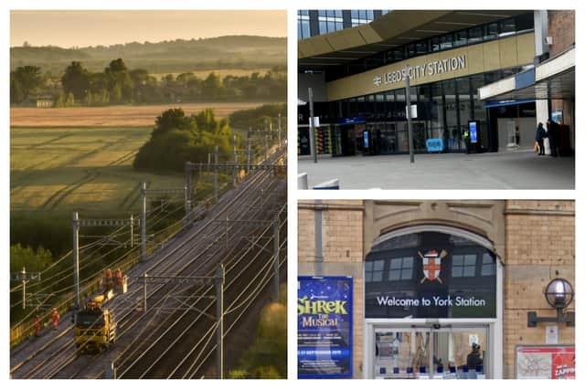 There will be changes to train services between Leeds and York this weekend.