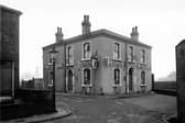 The Craven Gate Hotel on Dow Street pictured in December 1958.  The first window on the right hand side is marked in stained glass as the smoke room.