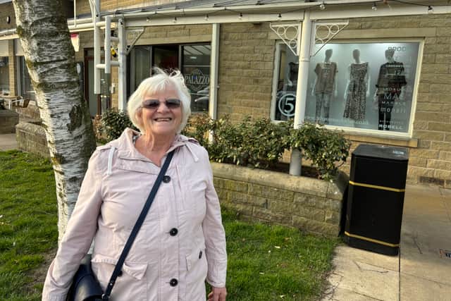 Jill Flaherty, from Guiseley, visits Ilkley once a week.