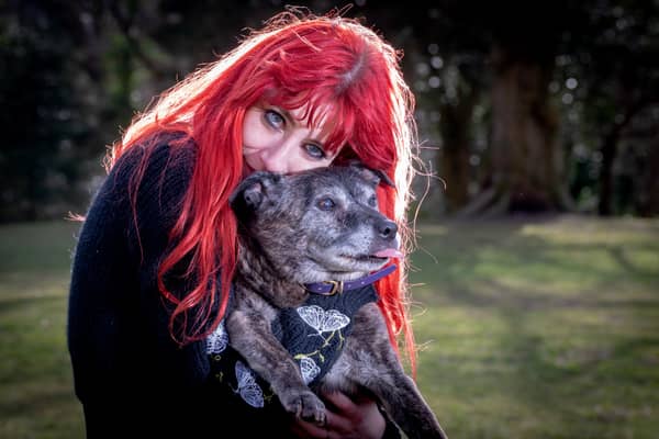 Linzi McLean from Chorley believes her lovely 22-year-old pet Staffy Sasha could be Britain's oldest dog