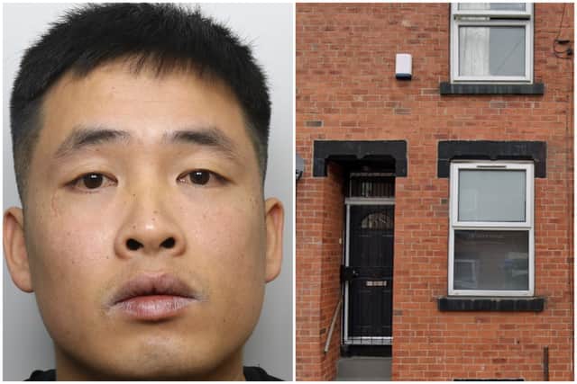 Nguyen (pictured) was caught working as a farm at the property on Burley Lodge Terrace.