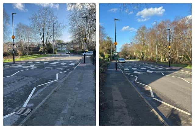 Work got underway in October to construct a new zebra crossing and extended footway on Sir George Martin Drive.