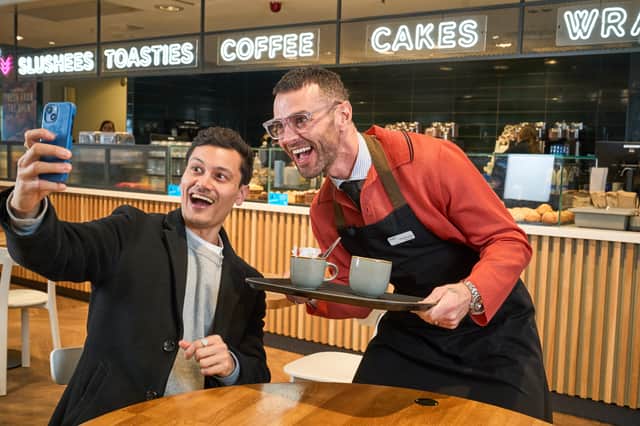 Matt Willis becomes an M&S Coffee Boy for a day