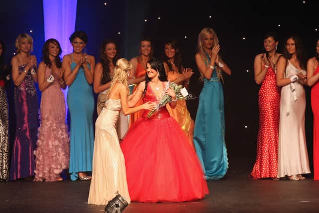 Vicky Curtis-Cresswell at Miss Wales 2008 Final in Cardiff.