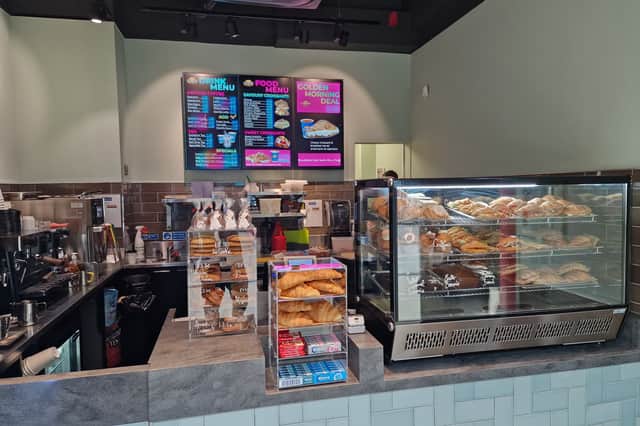 Le Croissant opened today at Leeds City Bus Station.