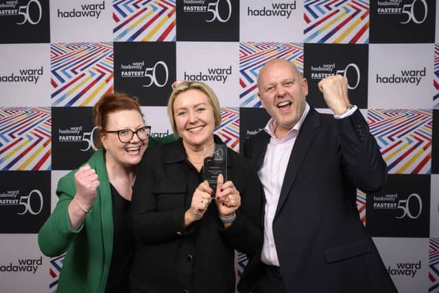 Project Furniture Limited celebrating their Fastest Growing Small Business award win