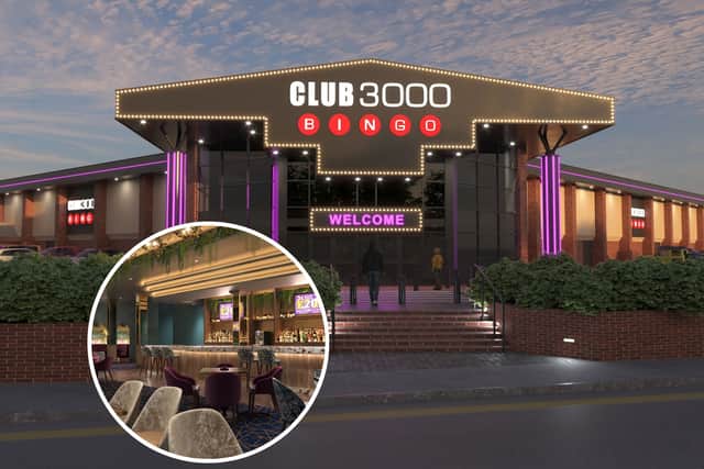 CGI images showing the planned Club Bingo 3000 venue, which is set to open in Hunslet, Leeds, in August 2025.