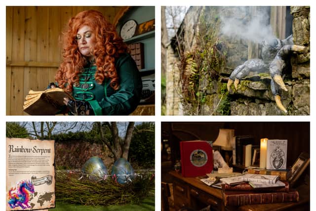Kooky character Professor Ailfrith Pendragon will lead the dragon quest around Lotherton Hall