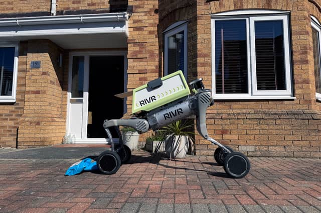 RIVR Evri robot dog to be trialled in Barnsley, South Yorkshire.