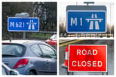 Motorists travelling from the M621 onto the M1 southbound will have to deal with a series of overnight closures.