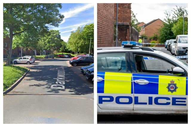 Emergency services responded following reports a woman had been found dead on Darkwood Close, Shadwell.