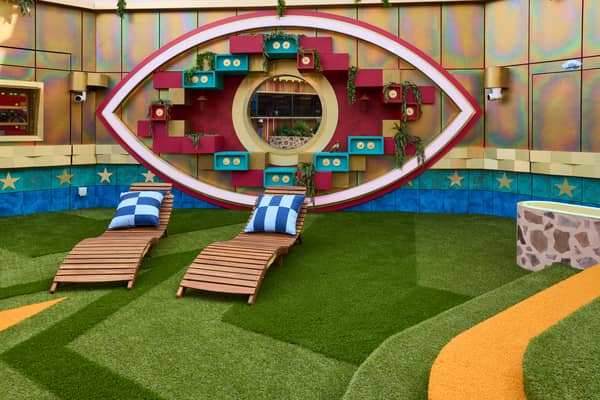 You can't escape the eye even in the garden at the CBB House!