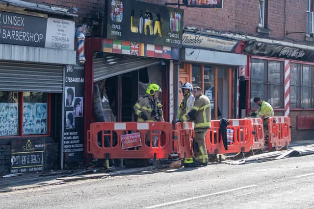A fire broke out on Domestic Street in the early hours of Tuesday.