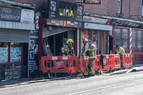 A fire broke out on Domestic Street in the early hours of Tuesday.