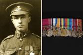 The medals of a Portsmouth soldier honoured for his heroics in the First World War were due to be going up for sale - including his Victoria Cross medal - but the lot has since been withdrawn.