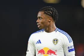 CALLS: For Leeds United's Largie Ramazani, above.