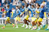 BUSY WEEKEND: For young Leeds United defender James Debayo, centre.