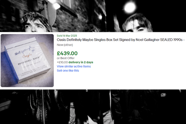 Though the singles boxed set still fetches solid amounts on marketplaces like Discogs or Eil, it is the mint condition, unsealed, signed edition that has fetched a huge price.
