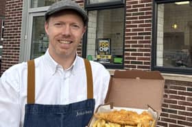 Jonathan France, owner of The Fish Bank in Sherburn-in-Elmet.