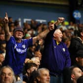 STANDING OUT: Leeds United at Oxford United.