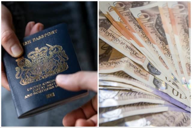 David Tchomega and Hughes Mboungang were involved in a "sophisticated" scam involving fake money and passports.