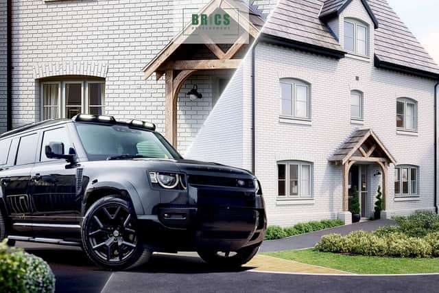 BOTB's house comes with a free Land Rover Defender