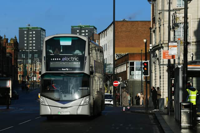 First Bus has launched an internal investigation into an incident involving one of their drivers and a customer outside St James's Hospital in Leeds.