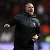 INTENT: At Leeds United declared by Bristol City boss Liam Manning, above.