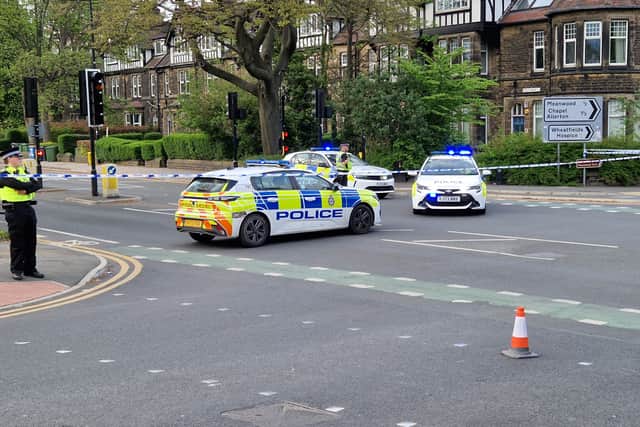 A 38-year-old man was arrested and taken to hospital due to a “self-inflicted injury.”