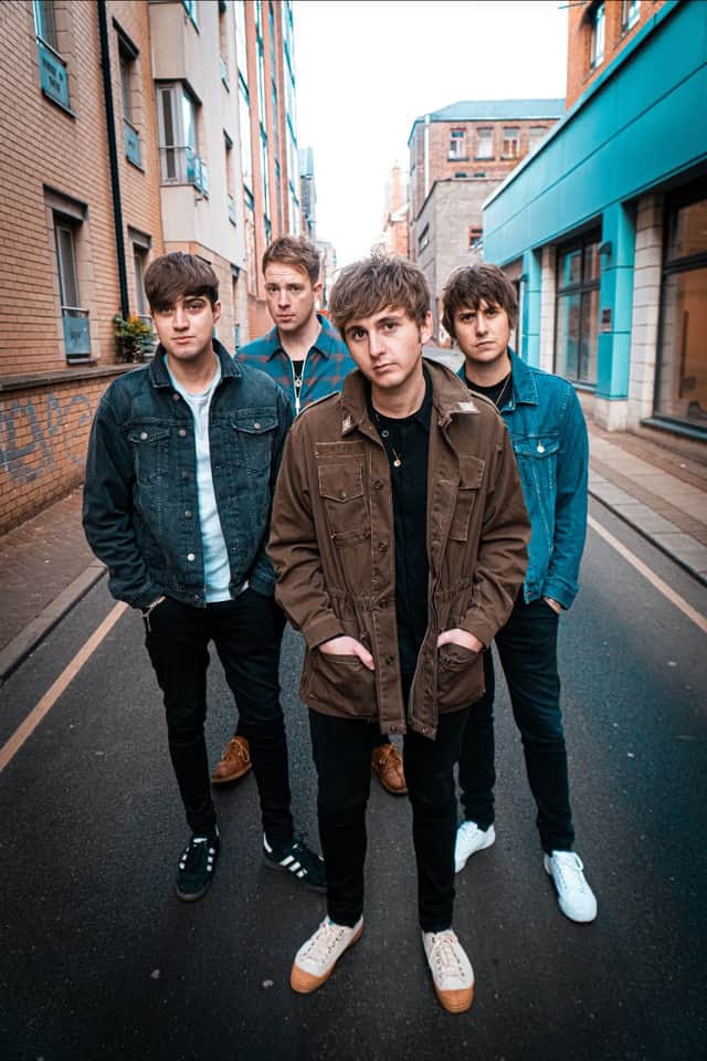 The Sherlocks Trent Jackson, Alex Procter, Kiaran Crook and Brandon Crook