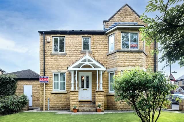 This four-bedroom detached house in Upper Hall View, Halifax, is on the market for £475,000