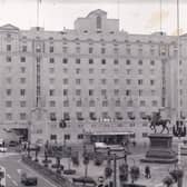 The Queens Hotel, dominating City Square. 