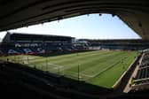 DECISION: On the officials for Leeds United's clash against Plymouth Argyle at Home Park, above.
