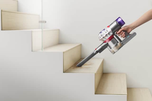 The nozzle attachment is great for tight spaces