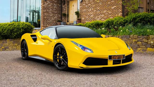 The Ferrari 488 can get from 0-60mph in three seconds
