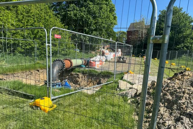 A burst water main led to the closure of Morris Lane and further issues have been discovered since.